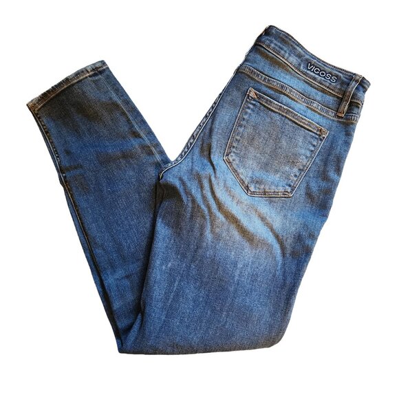 Vigoss Denim - Vigoss Marley Skinny Jean, Medium Wash, Size 28 (US 6)